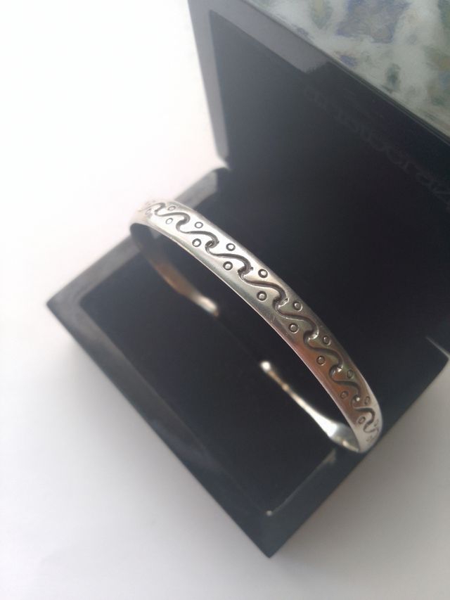 Brazalete plata ajustable