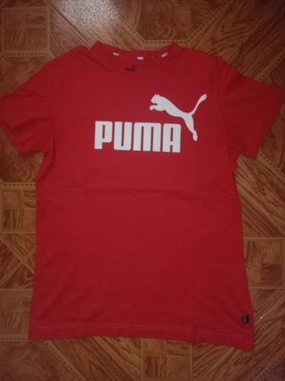 Camiseta Puma roja - Talla 15-16 años