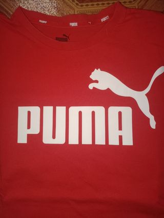 Camiseta Puma roja - Talla 15-16 años