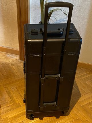 Maleta trolley negra, para maquillaje/peluquería