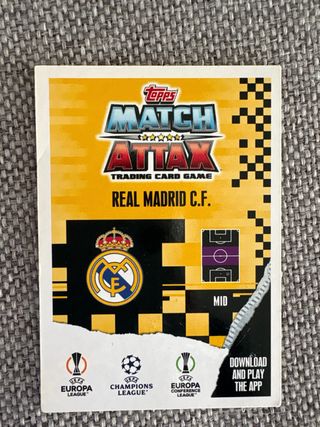 Cromo de la Volea de Zidane UCL 01-02. 