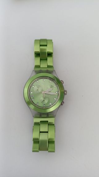 Swatch Irony Diaphane Chrono Verde