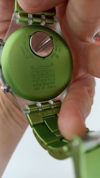 Swatch Irony Diaphane Chrono Verde