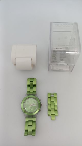Swatch Irony Diaphane Chrono Verde