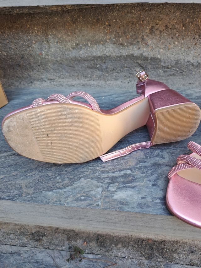 Sandalias Shein Rosa -talla 36.5
