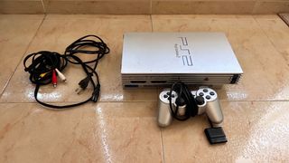 PS2 (PlayStation 2) Argento/Argento FAT