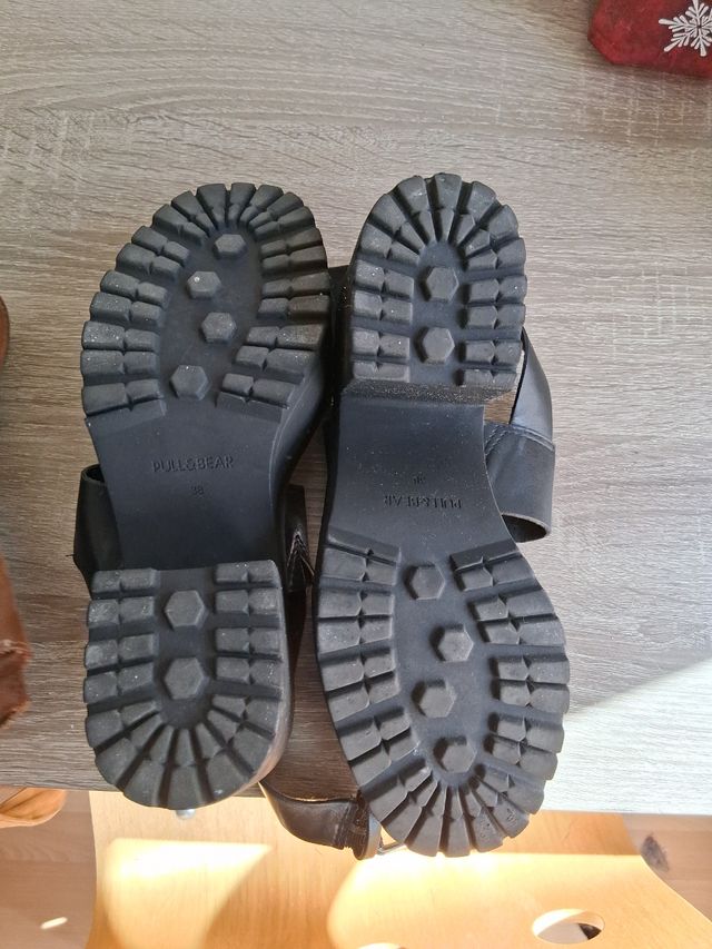 Sandalias plataforma negras