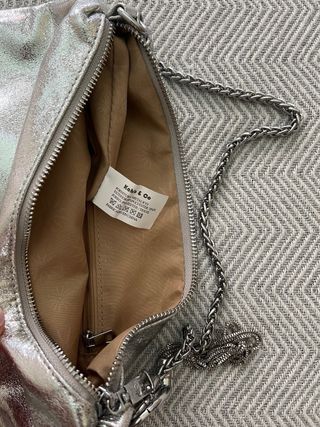 Bolso Plata Metalizado