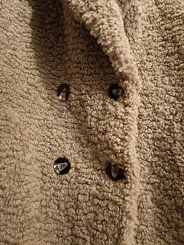 Abrigo borreguillo verde