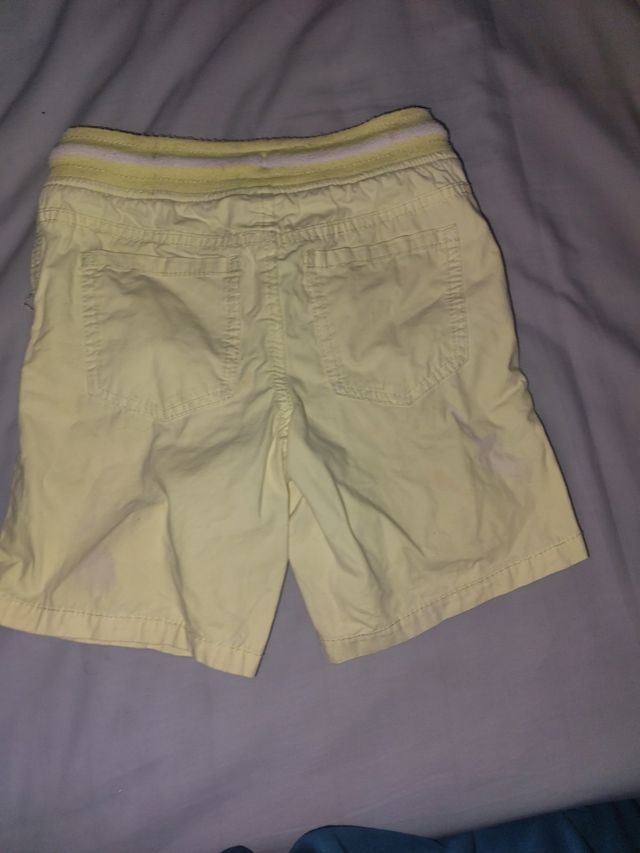 Shorts niño 5 años - color verde lima