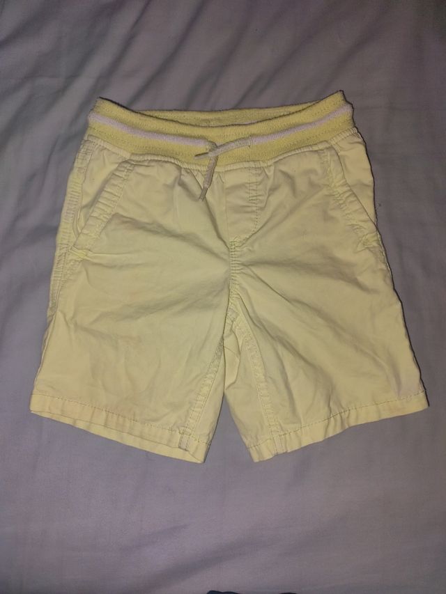 Shorts niño 5 años - color verde lima