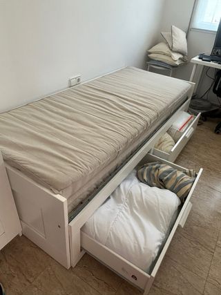 Cama nido Brimnes Ikea 80x200cm