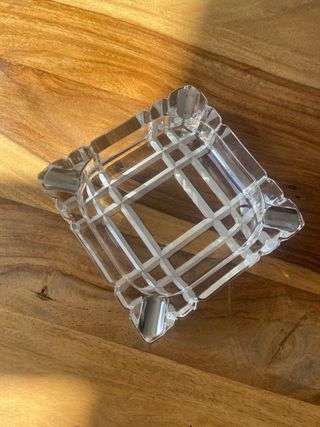 Cenicero cristal cuadrado