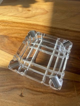 Cenicero cristal cuadrado
