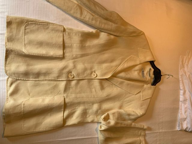 Giacca sciancr. Marella gruppo Max Mara lino beige