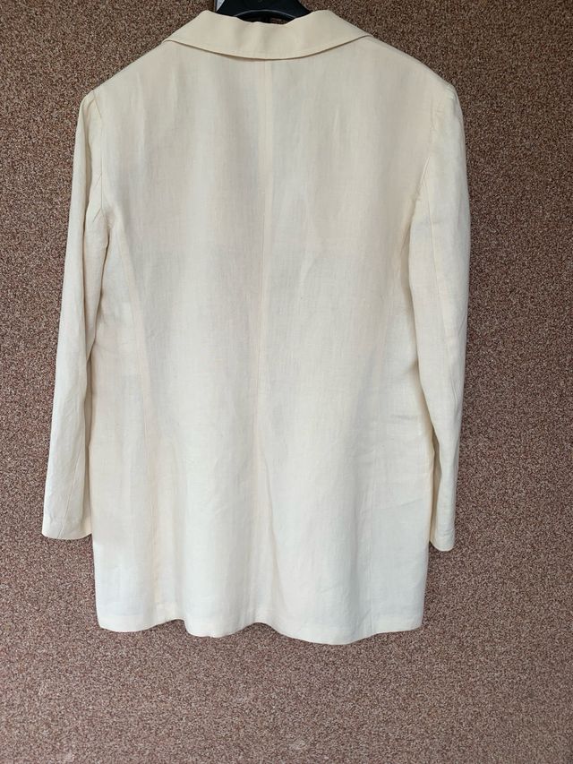 Giacca sciancr. Marella gruppo Max Mara lino beige