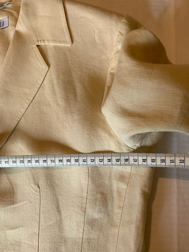 Giacca sciancr. Marella gruppo Max Mara lino beige