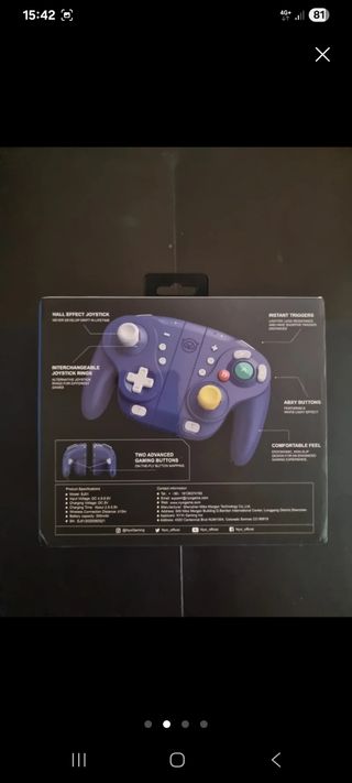 Pack NYXI Wizard + estuche oficial Nintendo Switch