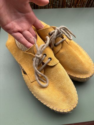 Zapatos plataforma amarillos 39
