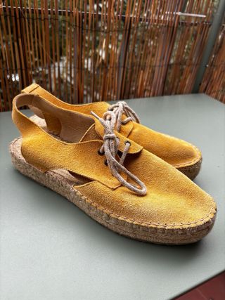 Zapatos plataforma amarillos 39