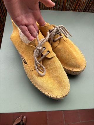 Zapatos plataforma amarillos 39