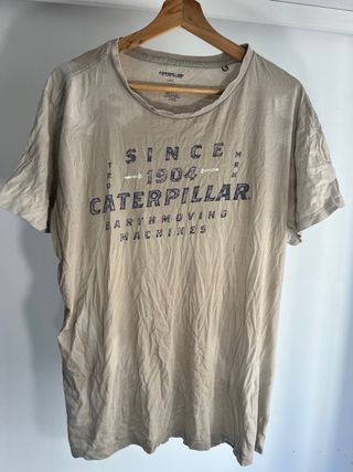 Camiseta Caterpillar L Beige