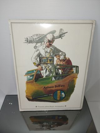 Tenente pilota Regia Aeronautica Stampa originale 