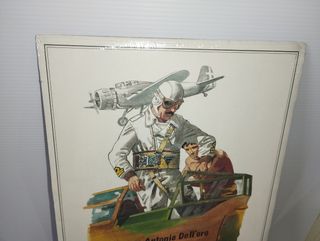 Tenente pilota Regia Aeronautica Stampa originale 