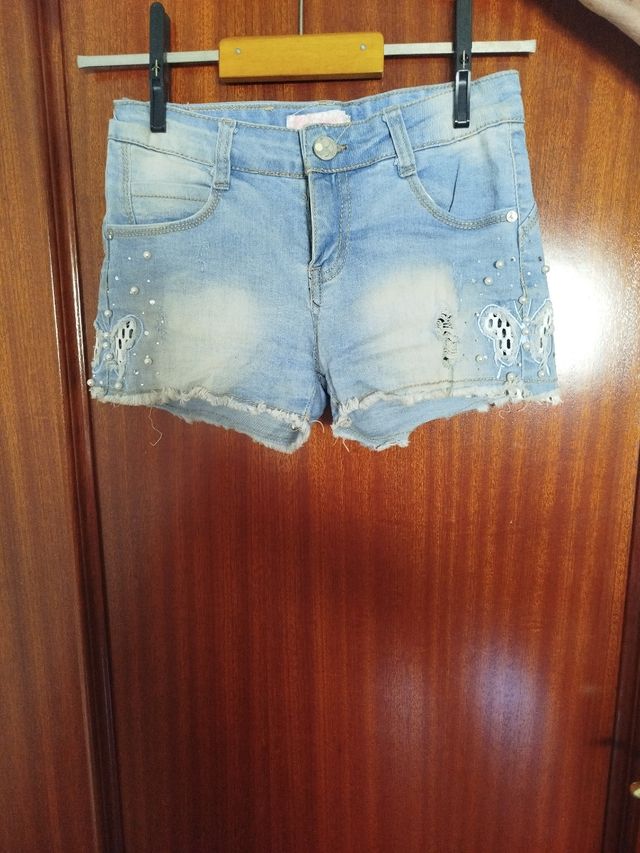 Shorts vaqueros rotos