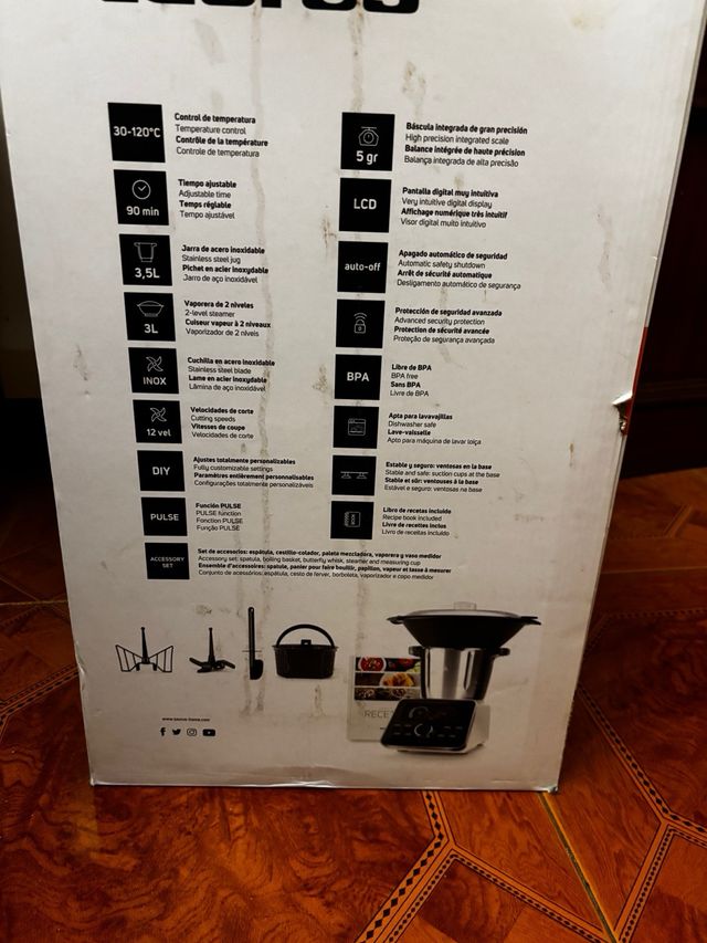 Robot cocina Taurus Mycook - 31 funciones