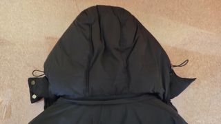Cazadora Zara Man acolchada azul marino y negro TS