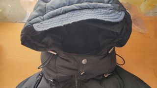 Cazadora Zara Man acolchada azul marino y negro TS