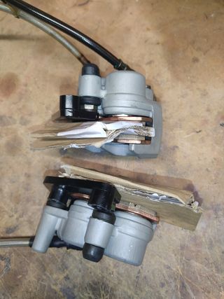 Impianto freni pit bike 