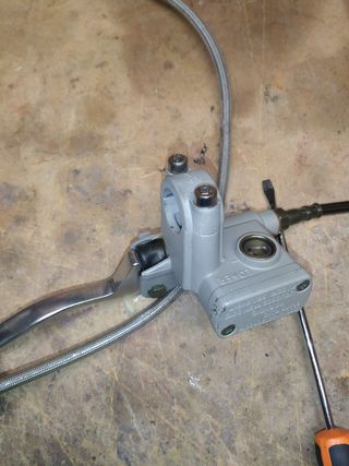 Impianto freni pit bike 