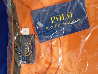 Camiseta Polo Ralph Lauren naranja talla S