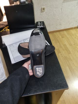 Zapatos flamenco negros, nuevos