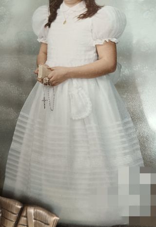 Vestido comunión niña blanco