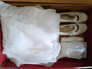Vestido comunión niña blanco