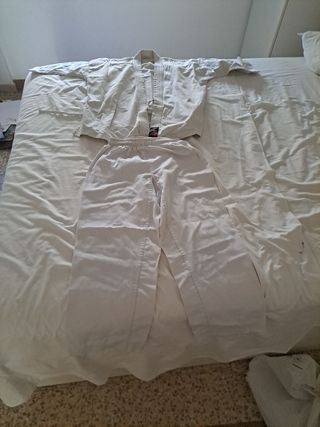 Kimono Karate - 2 Sets Blanco talla S