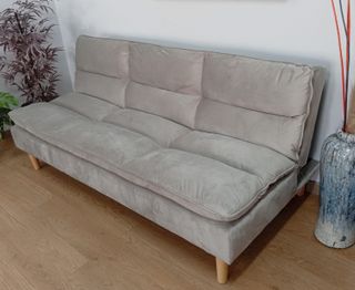 Sofá Cama Confort, Gris. Cómodo y Económico!