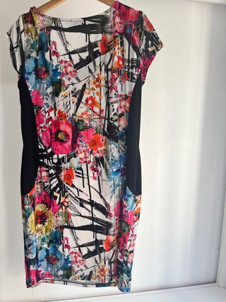 Vestido estampado multicolor