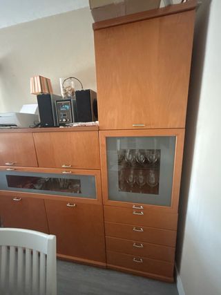 Muebles salón (aparador y columna)