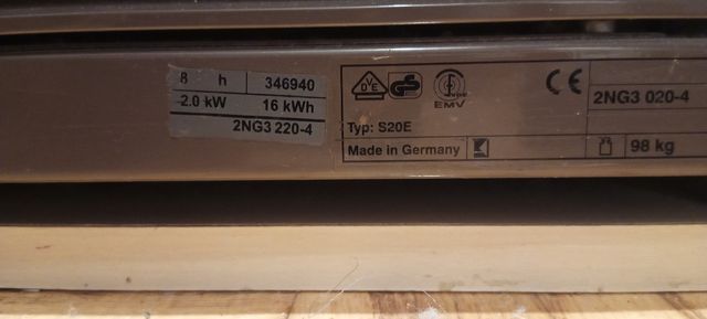 Acumulador/calefactor Siemens Blanco - 2.0kW