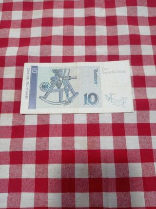 Billete 10 marcos Alemania