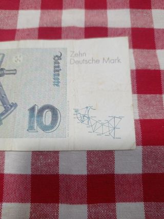 Billete 10 marcos Alemania
