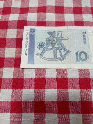 Billete 10 marcos Alemania