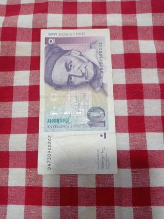 Billete 10 marcos Alemania