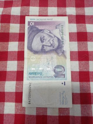 Billete 10 marcos Alemania