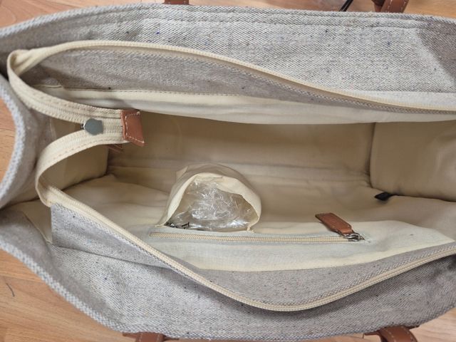 Bolso Privata beige y marrón