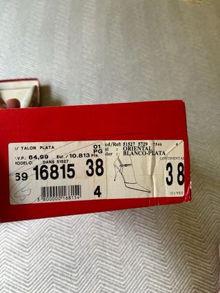 Zapatos tacón aguja plata